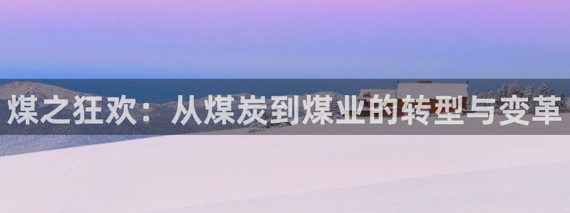 500彩票网游戏有哪些好玩的：煤之狂欢：从煤炭到煤业的转型与变革
